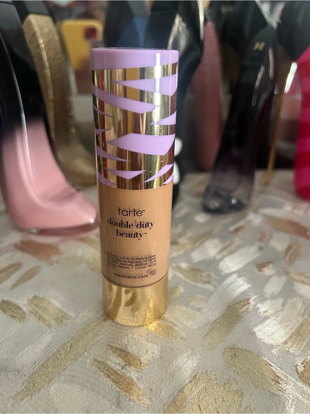 tarte Double Duty Beauty Foundation Stick — Lavender & Gold Cap, Cream Shade